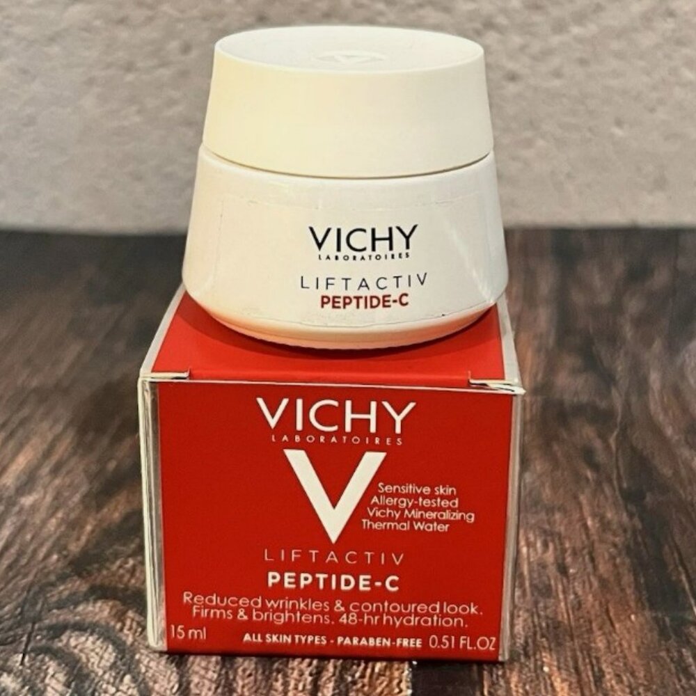 Vichy Liftactiv Peptide-C .51 fl oz New Anti-Aging Face Moisturizer Cream Lotion